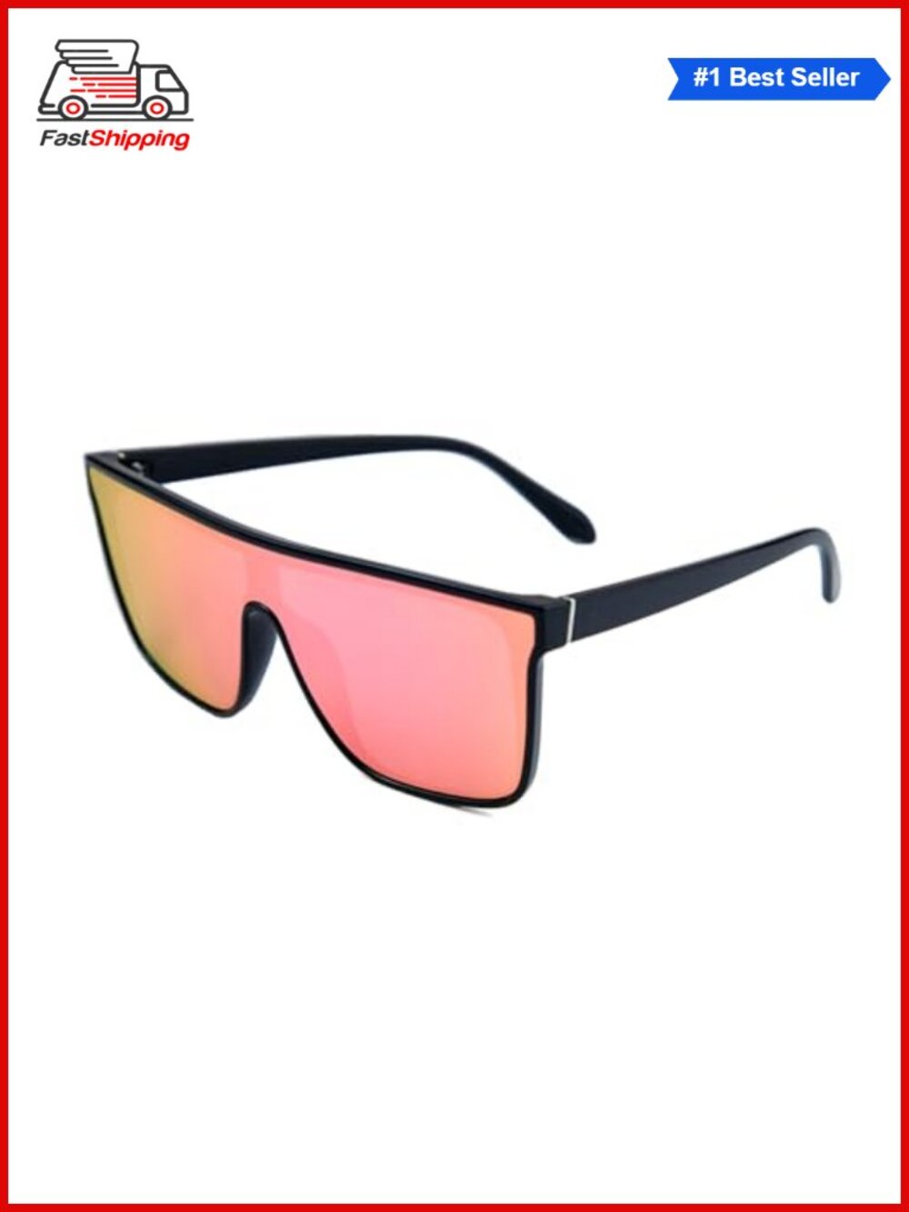 ✨ Square Retro Sunglasses Unisex Ultralight Plastic Mirrored UV400